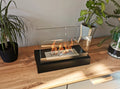 Bioethanol Fireplace freestanding Home black structural matte