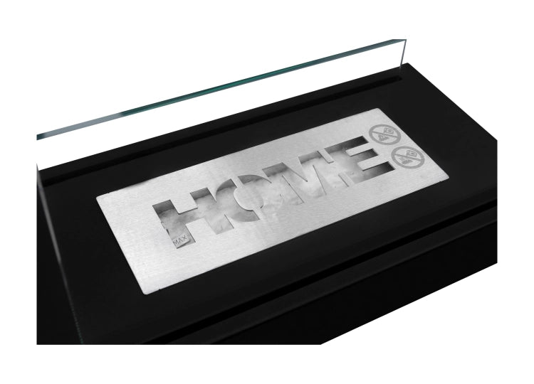 Home Freestanding Bioethanol Fireplace – Black