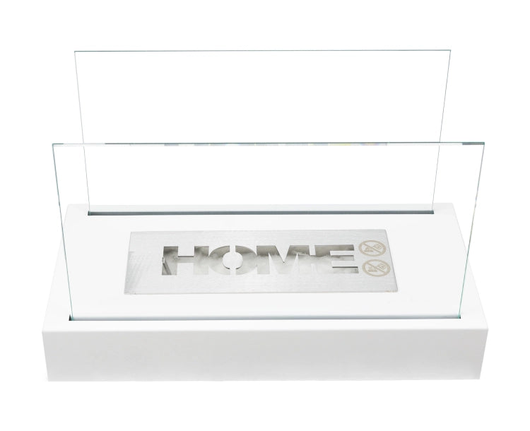 Home Freestanding Bioethanol Fireplace – White