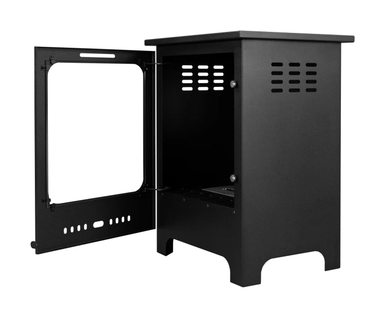 Koza Mini Freestanding Bioethanol Fireplace – Black