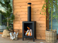 Bioethanol Fireplace freestanding Kozen black matte