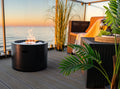 Bioethanol Fireplace freestanding Moon black matte
