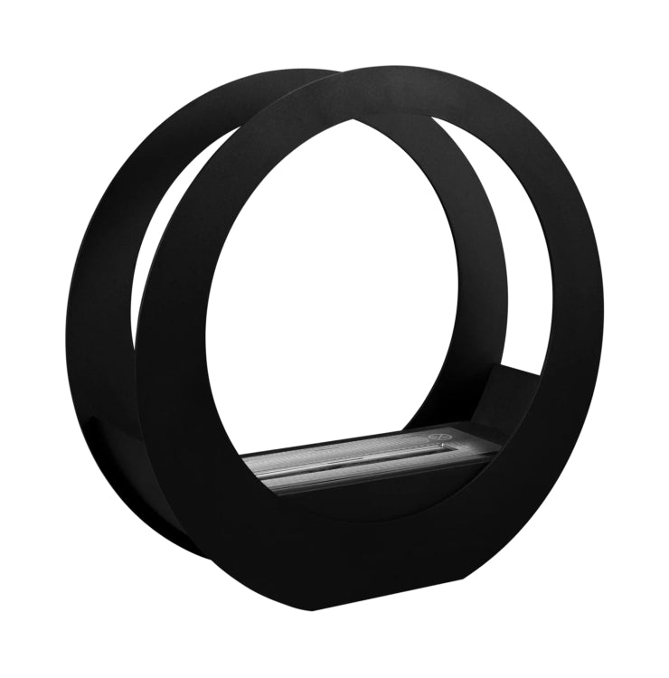 Only Freestanding Bioethanol Fireplace – Black