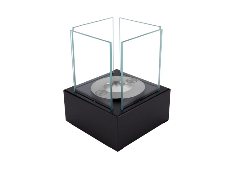 Smart Freestanding Bioethanol Fireplace – Black