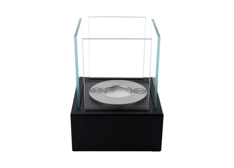 Smart Freestanding Bioethanol Fireplace – Black