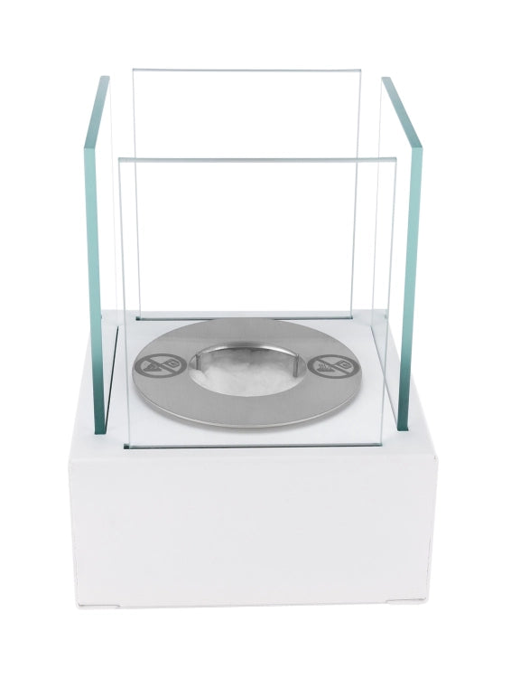 Smart Freestanding Bioethanol Fireplace – White