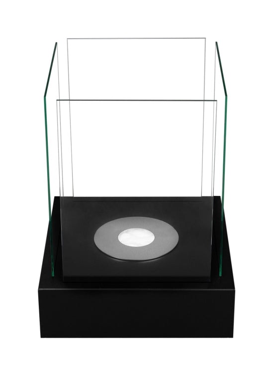 Sunset Garden Freestanding Bioethanol Fireplace – Black