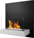 Bioethanol Fireplace hanging BOARD black-white