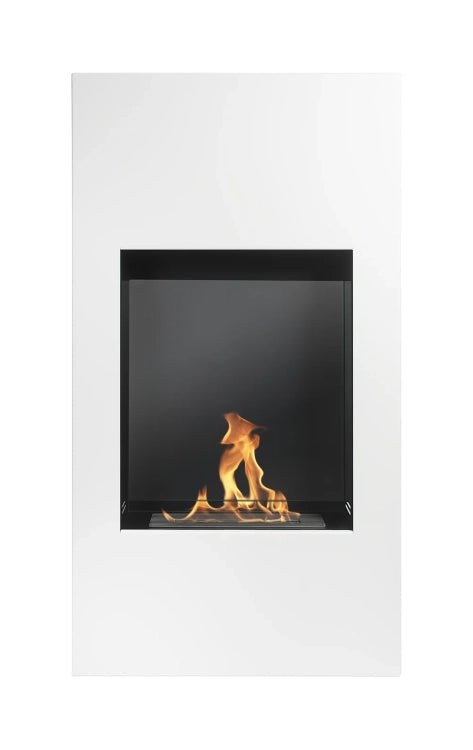 Modern Portal Bioethanol Fireplace – White