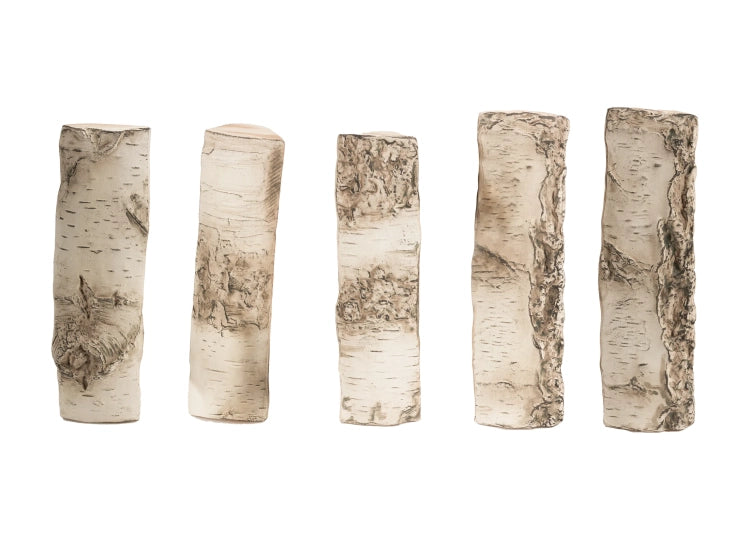 Large Ceramic Fireplace Log Set