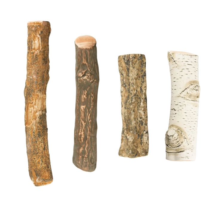 Mixed-Effect Ceramic Fireplace Logs