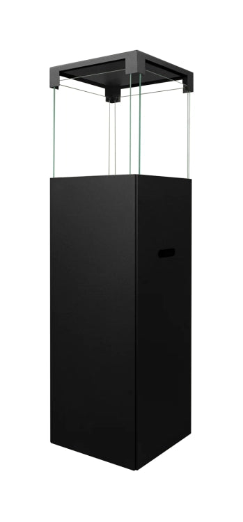 Patio Freestanding Bioethanol Fireplace – Black