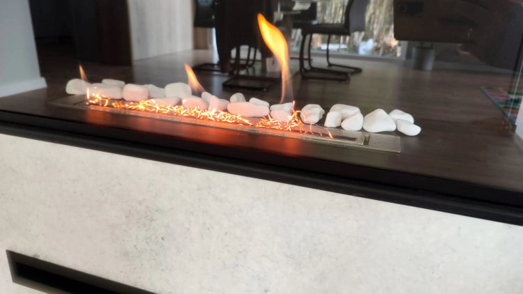 Glow Fibres for Bioethanol Fireplaces