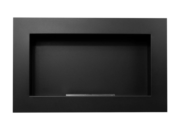 650 Wall-Mounted Bioethanol Fireplace – Black