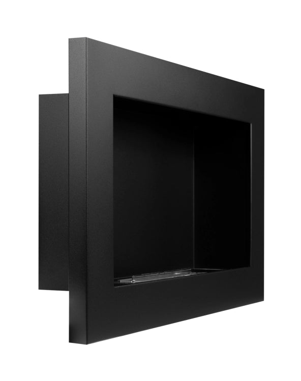 650 Wall-Mounted Bioethanol Fireplace – Black